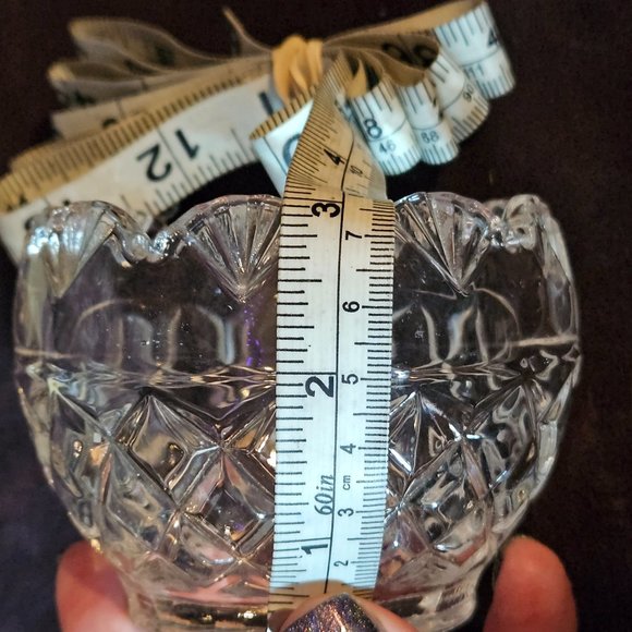 Bohemia Crystal Czech Republic Candy Bowl Gorgeous CUT (LEAD CRYSTAL) - Picture 7 of 7